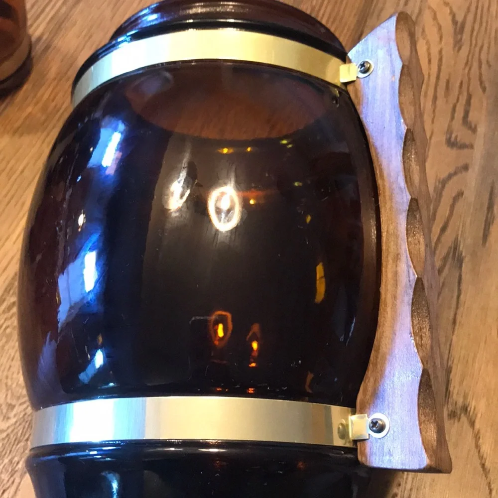 Retro Vintage Siesta Ware large covered container jar